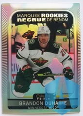 2021-22 O-Pee-Chee Platinum Marquee Rookies Rainbow Brandon Duhaime #293